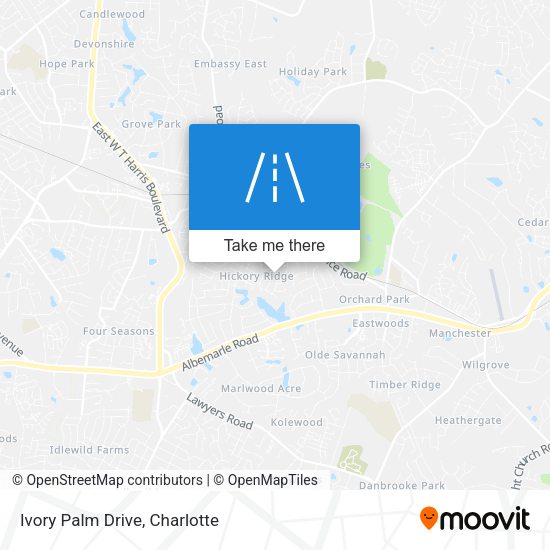 Mapa de Ivory Palm Drive