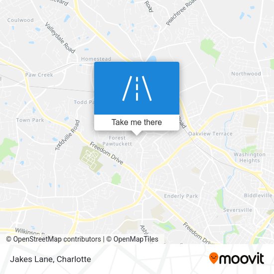 Mapa de Jakes Lane