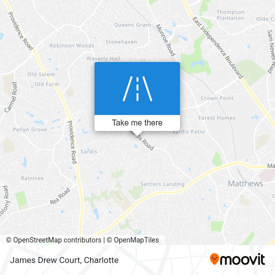 Mapa de James Drew Court