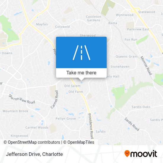 Mapa de Jefferson Drive