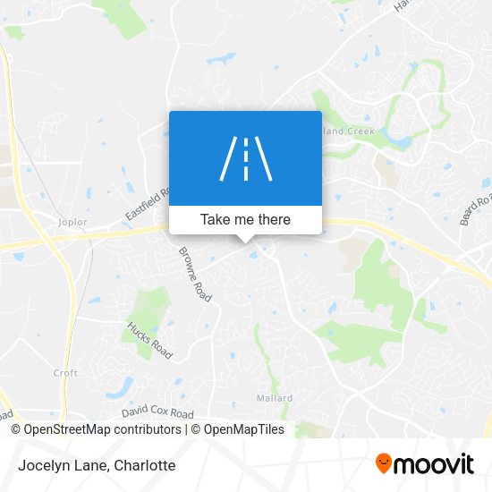 Mapa de Jocelyn Lane