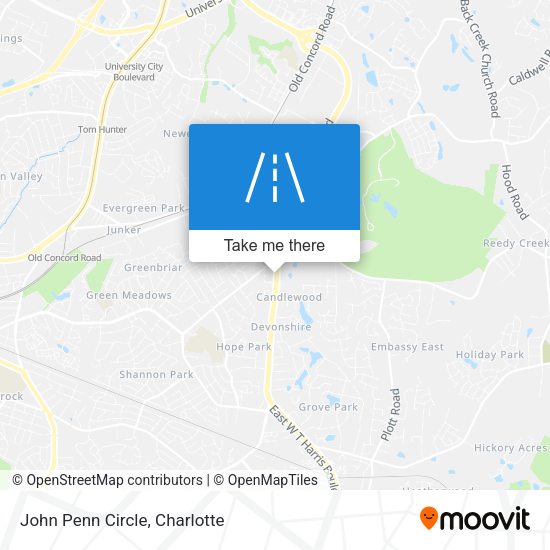 John Penn Circle map