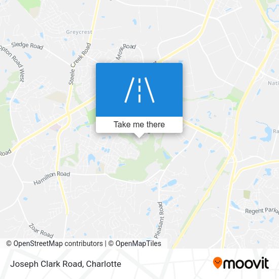 Mapa de Joseph Clark Road