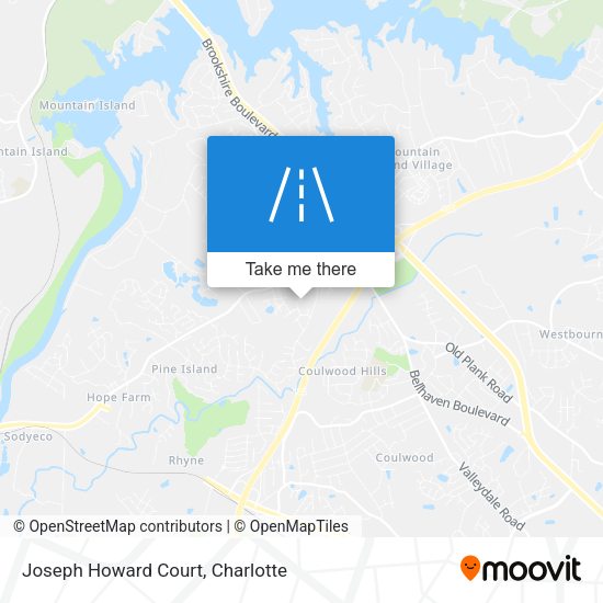 Joseph Howard Court map
