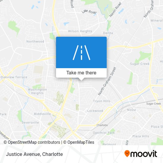 Mapa de Justice Avenue
