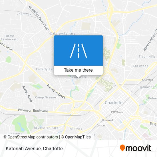 Mapa de Katonah Avenue