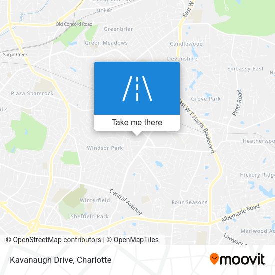 Mapa de Kavanaugh Drive