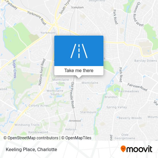 Mapa de Keeling Place