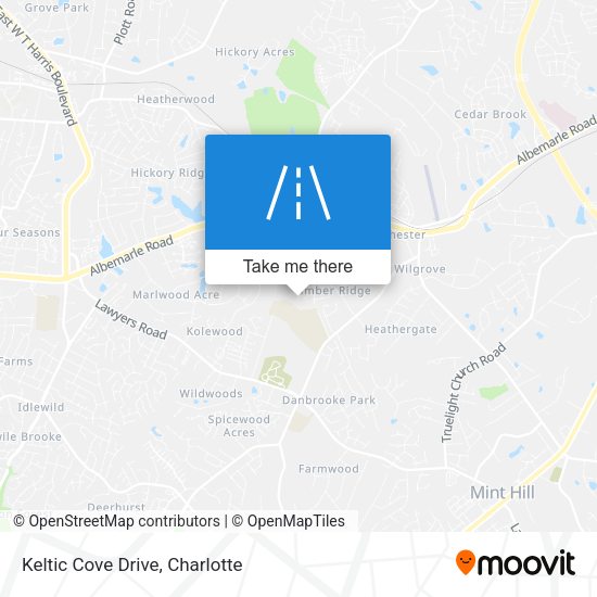 Keltic Cove Drive map