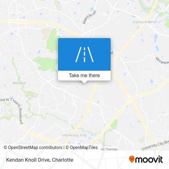 Mapa de Kendan Knoll Drive