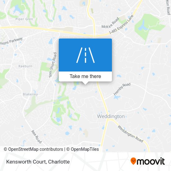 Mapa de Kensworth Court