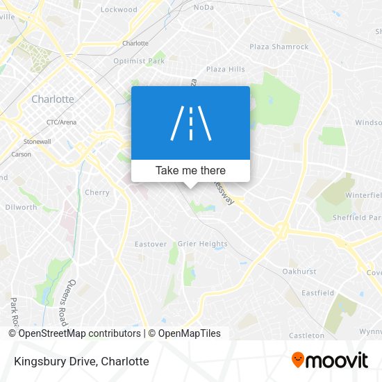 Mapa de Kingsbury Drive