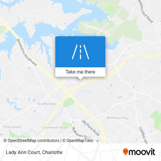 Lady Ann Court map