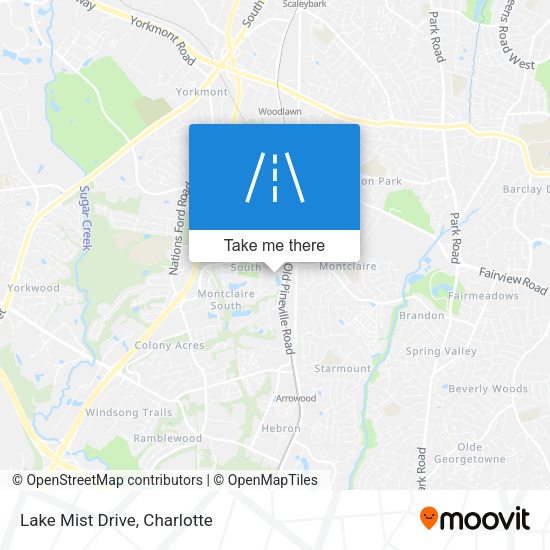 Mapa de Lake Mist Drive