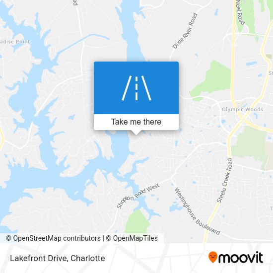 Mapa de Lakefront Drive