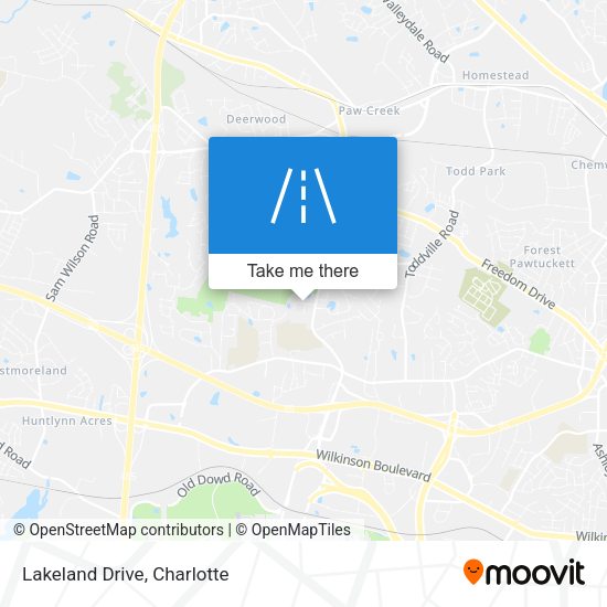 Mapa de Lakeland Drive