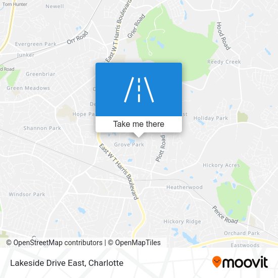 Lakeside Drive East map