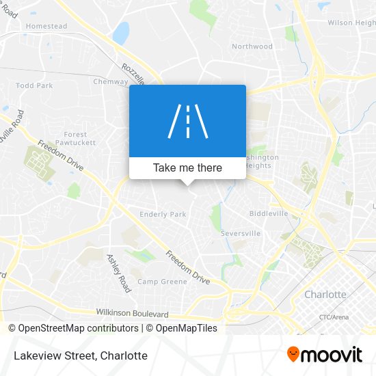 Mapa de Lakeview Street