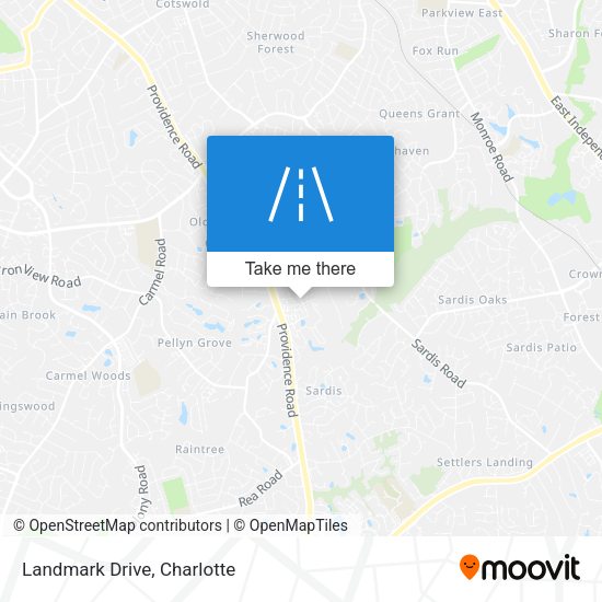 Mapa de Landmark Drive