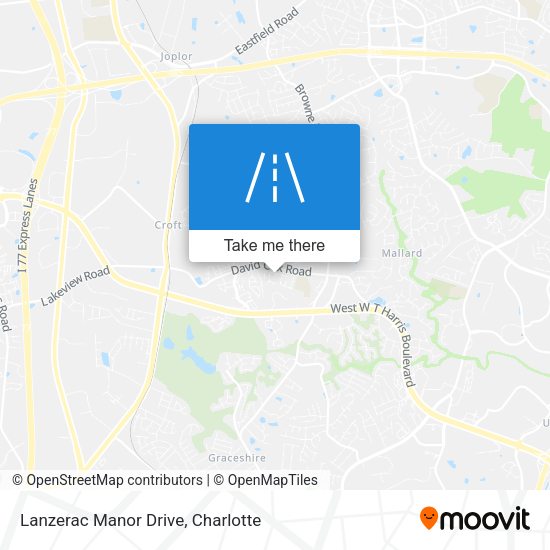 Lanzerac Manor Drive map