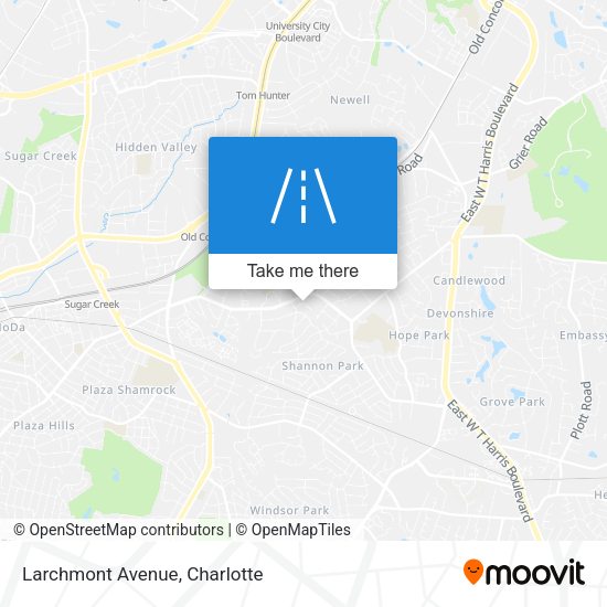 Mapa de Larchmont Avenue