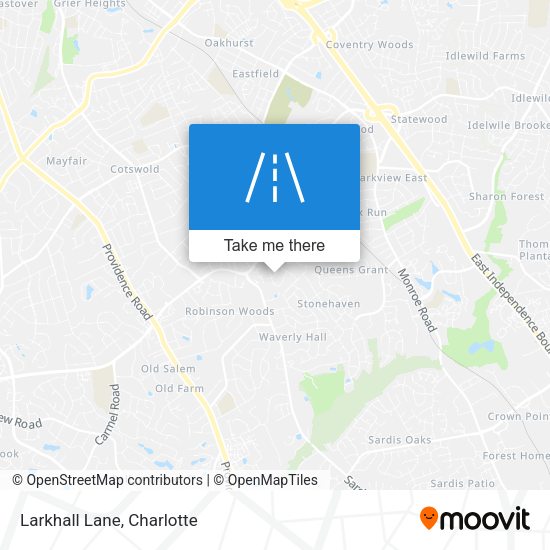 Mapa de Larkhall Lane