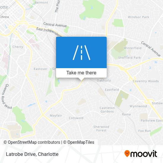 Mapa de Latrobe Drive