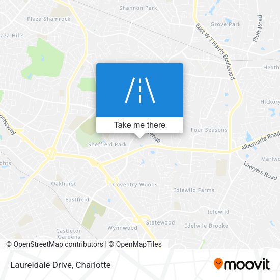 Mapa de Laureldale Drive