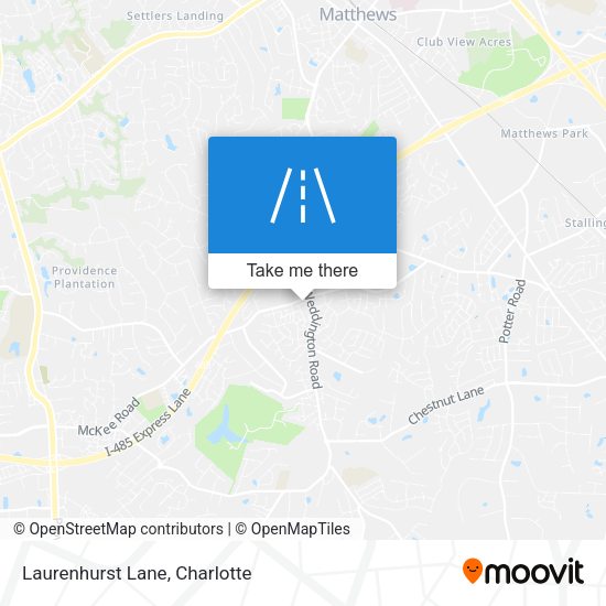 Laurenhurst Lane map