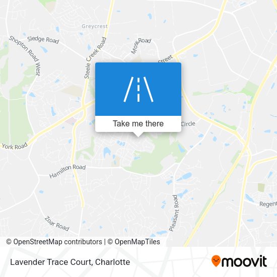 Lavender Trace Court map