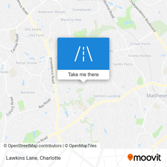 Mapa de Lawkins Lane