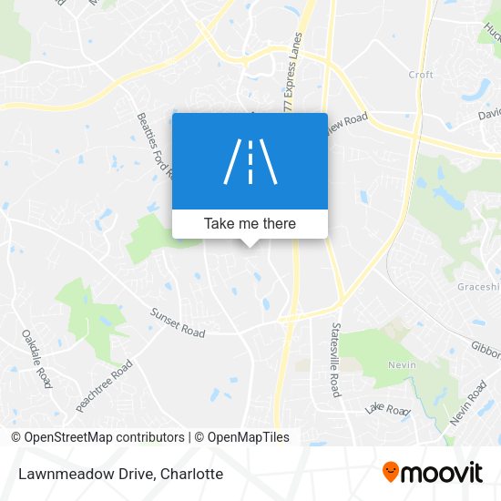 Lawnmeadow Drive map