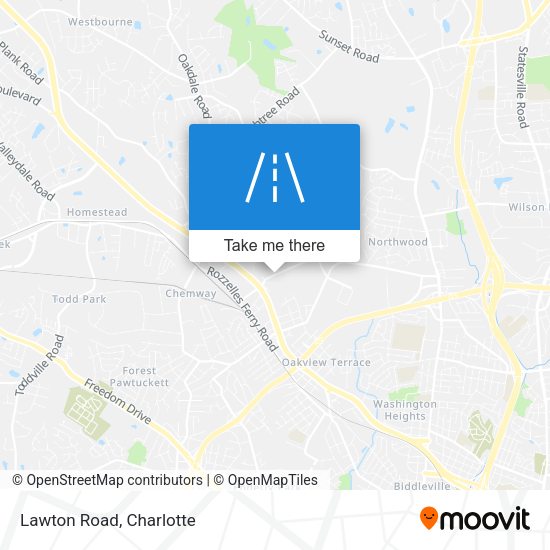 Mapa de Lawton Road