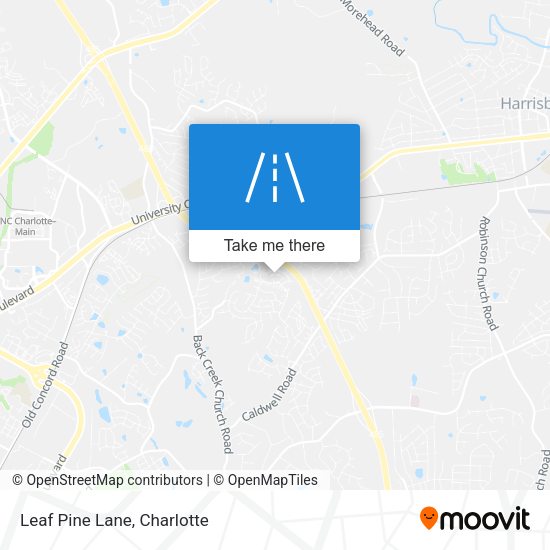 Mapa de Leaf Pine Lane