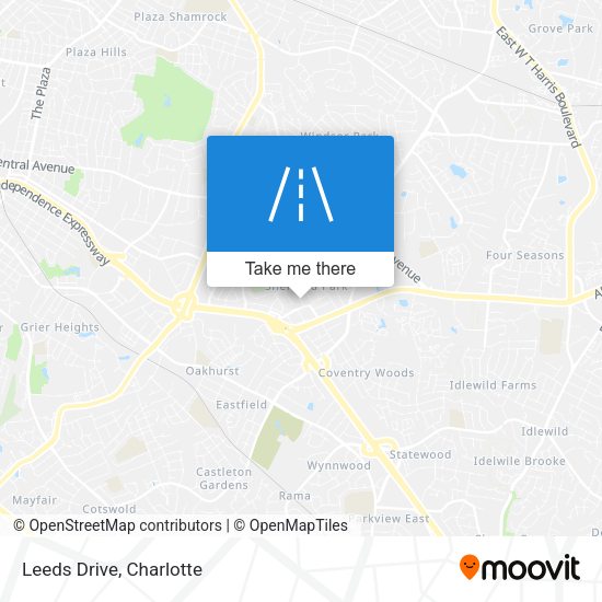 Leeds Drive map