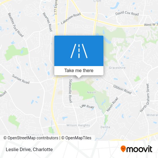 Mapa de Leslie Drive