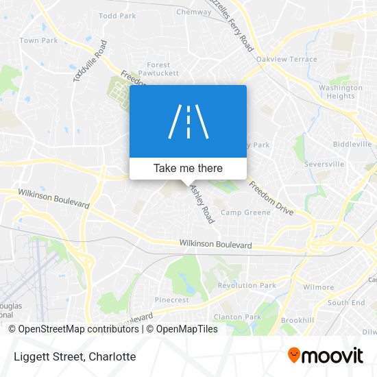 Mapa de Liggett Street