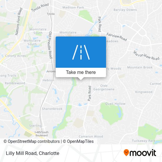 Mapa de Lilly Mill Road