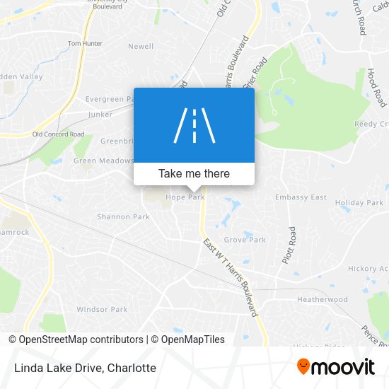 Mapa de Linda Lake Drive