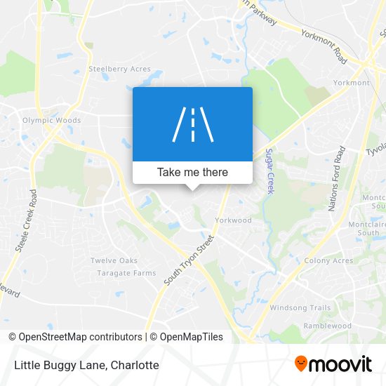 Mapa de Little Buggy Lane
