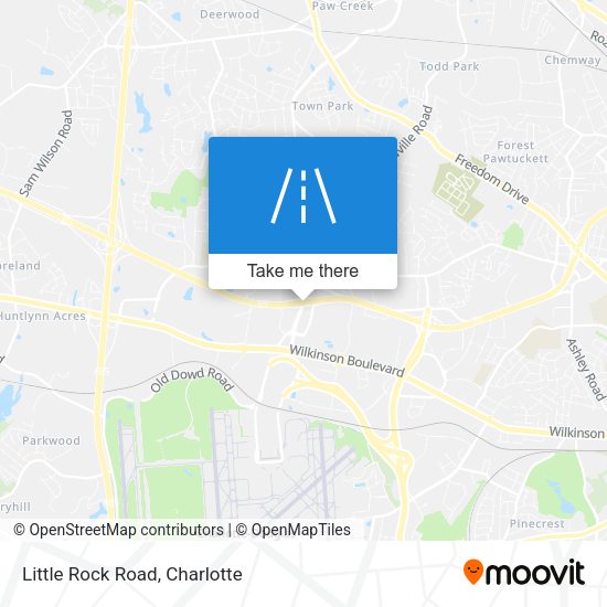 Mapa de Little Rock Road