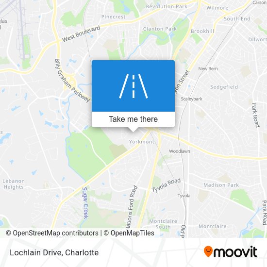 Mapa de Lochlain Drive
