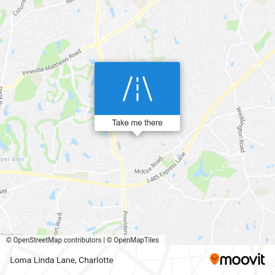 Mapa de Loma Linda Lane