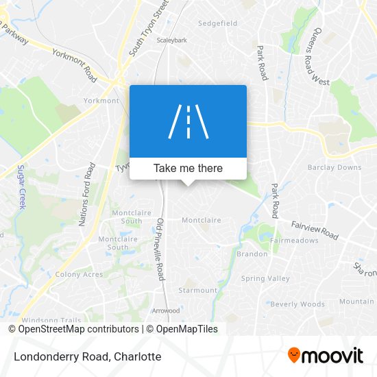 Londonderry Road map