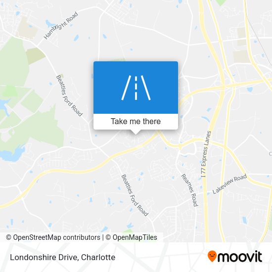 Londonshire Drive map