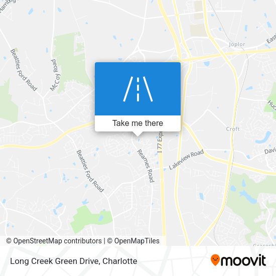 Mapa de Long Creek Green Drive