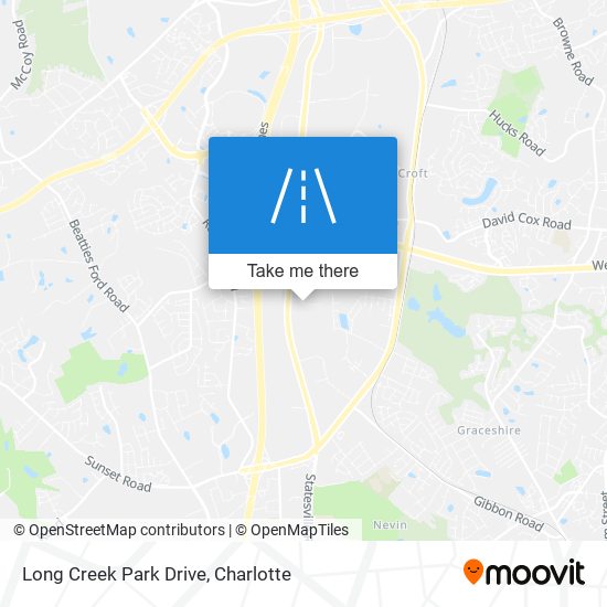 Long Creek Park Drive map