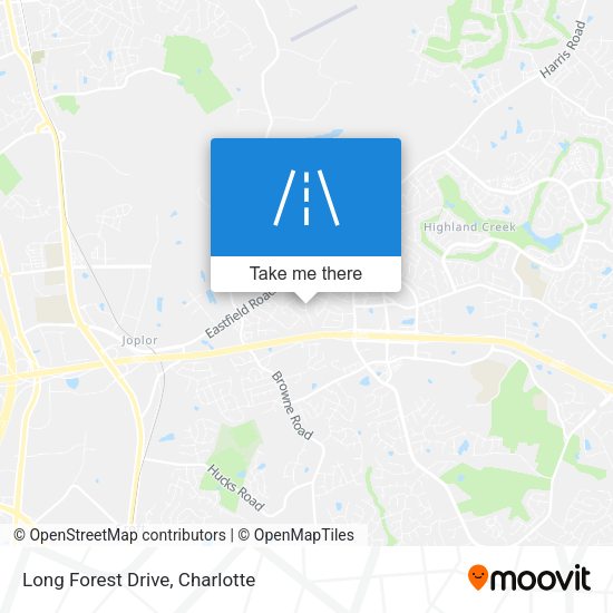 Long Forest Drive map