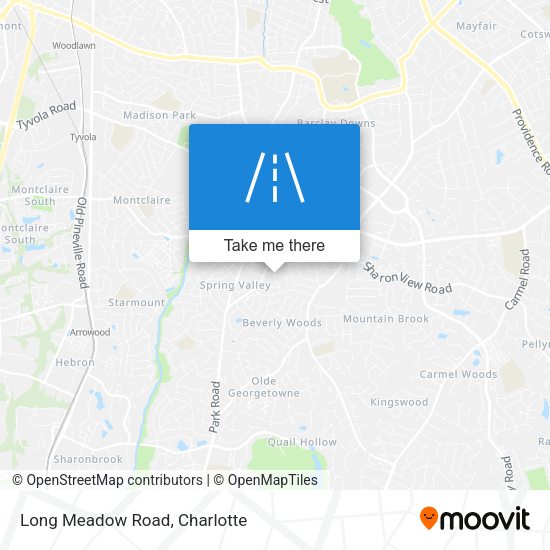 Mapa de Long Meadow Road