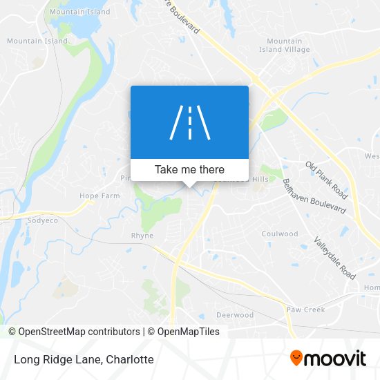 Mapa de Long Ridge Lane